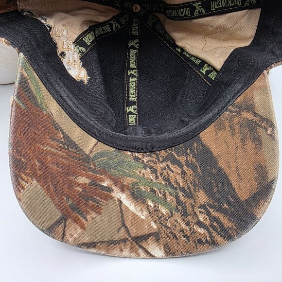 Buckwear Deer Predator Mens Brown Adjustable Hunting Hat Casual Outdoors - Picture 8 of 9